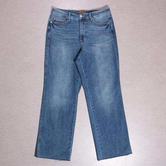 Judy Blue Women’s Mid Rise Vintage Straight Fit Tummy Control Denim Jeans 16W - Picture 1 of 8
